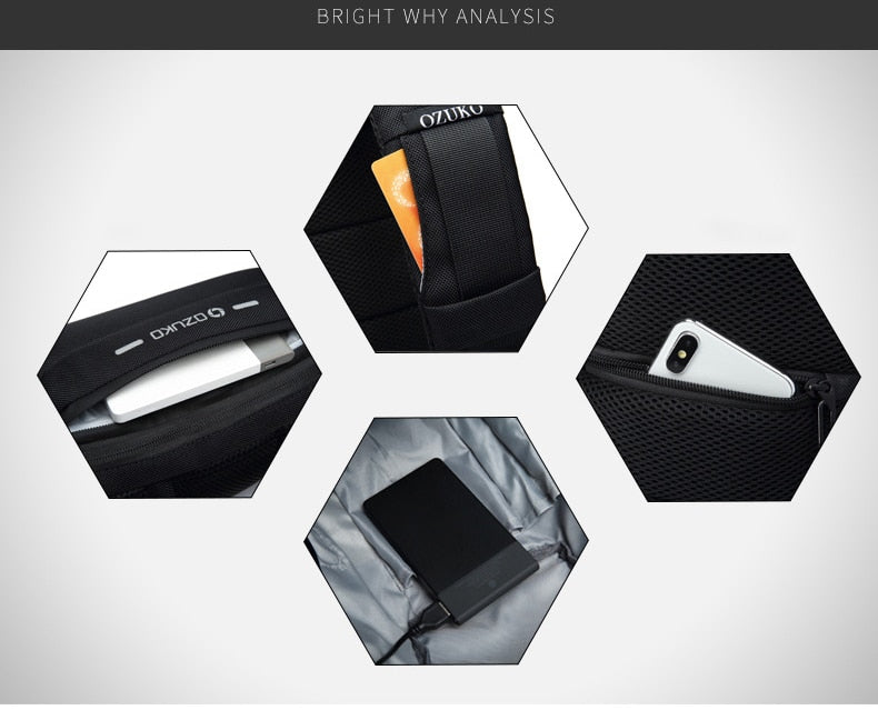 Mochila Anti Furto Impermeável